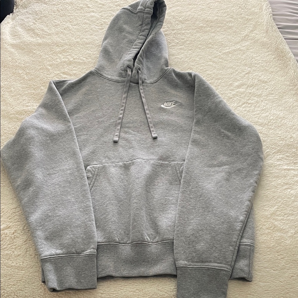 Nike Heather Gray Pullover Hoodie